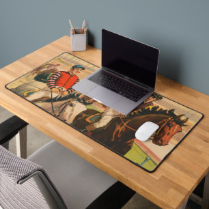 Duits circus Poster van jockeys op paarden Bureaumat