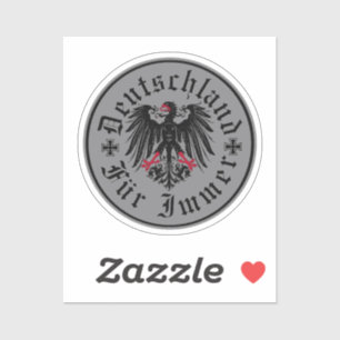 Duits/Deutschland Forever/adelaar/ijzeren kruis Sticker