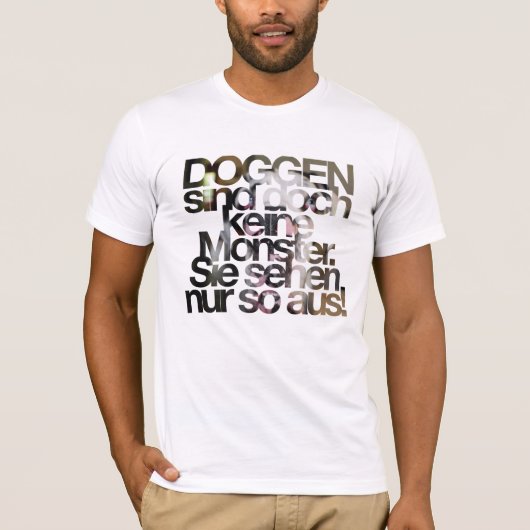 Duits: Dogge T-Shirt (Voorkant)