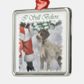 Duits Draadharige Pointer Kerst Ornament (Links)