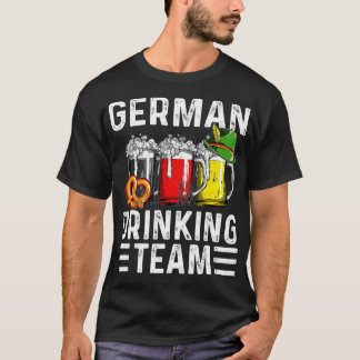Duits Drink team Duitsland vlag Oktoberf T-shirt