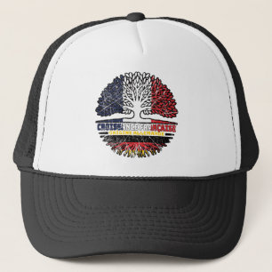 Duits - Frankrijk - vlag voor boomstammen Trucker Pet