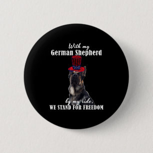 Duits Grappig Amerikaanse Duitse Honden Citaten Du Ronde Button 5,7 Cm