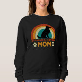  Duits Herder Hond Moeder Zonsondergang Sweatshirt (Voorkant)
