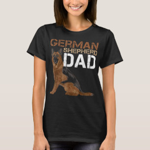 Duits Hondenliefhebber Shepherd Dad Eigenaar Shepa T-shirt