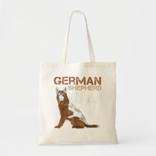 Duits Hondenliefhebber Shepherd Dad Eigenaar Shepa Tote Bag