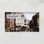 Duits hotel met bussen Visitekaartje (Achterkant)