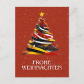DUITS KERST BRIEFKAART (Voorkant)
