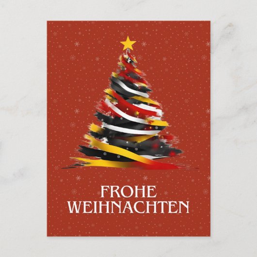 DUITS KERST BRIEFKAART (Voorkant)