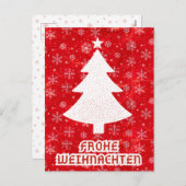 DUITS KERST BRIEFKAART (Voorkant / Achterkant)