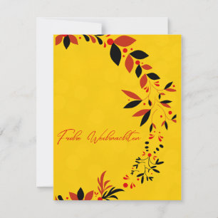 Duits Kerst wenskaart Kaart