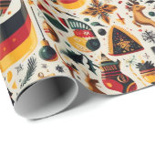 Duits kerstpapier cadeaupapier (Rol Hoek)