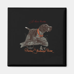 Duits kortharig Shirt. Born Hunter Magneet