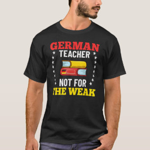 Duits leraar Duitsland lerarenvak Vlag T-shirt