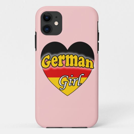 Duits meisje Case-Mate iPhone case (Achterkant)