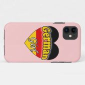 Duits meisje Case-Mate iPhone case (Achterkant (horizontaal))