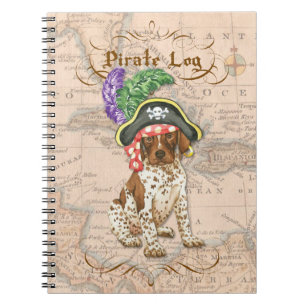 Duits Notitieboek Shorthaired Pointer Pirate