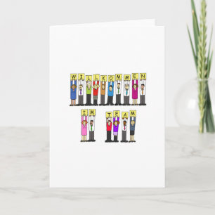 Duits Onthaal aan het Team Kaart