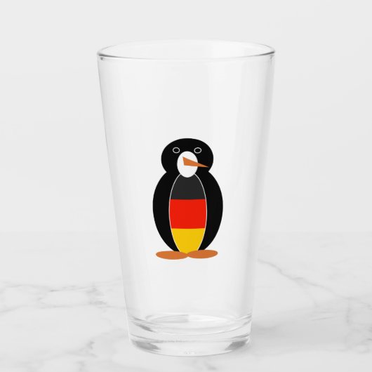Duits Penguin - Deutsch Pinguin Glas (Voorkant)