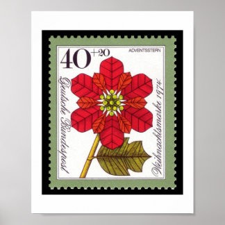  Duits Poster kerststempel