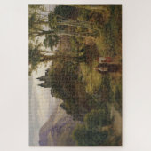 Duits romantisch landschap met kloostercomplex legpuzzel (Verticaal)