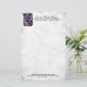 Duits Shepherd Briefpapier (Staand voorkant)