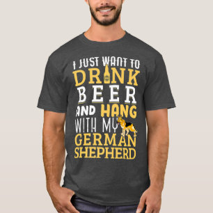 Duits Shepherd Dad Funny Fathers Day Hondenliefheb T-shirt