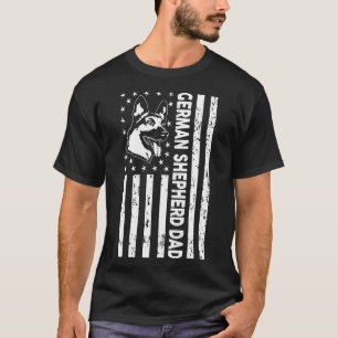 Duits Shepherd Dad: Shepherd Dog Dad Sh T-shirt