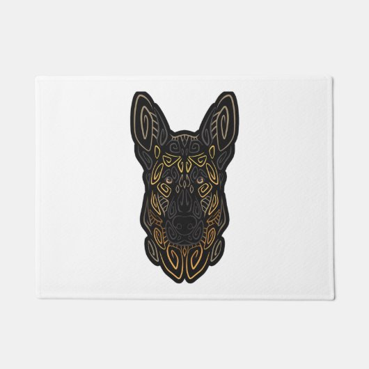 Duits Shepherd Design German Shepherd Gifts Dog O Deurmat (Voorkant)