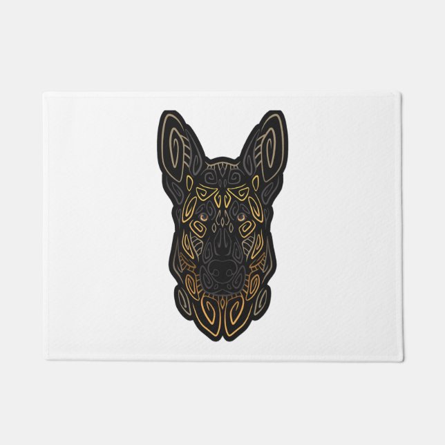 Duits Shepherd Design German Shepherd Gifts Dog O Deurmat (Voorkant)