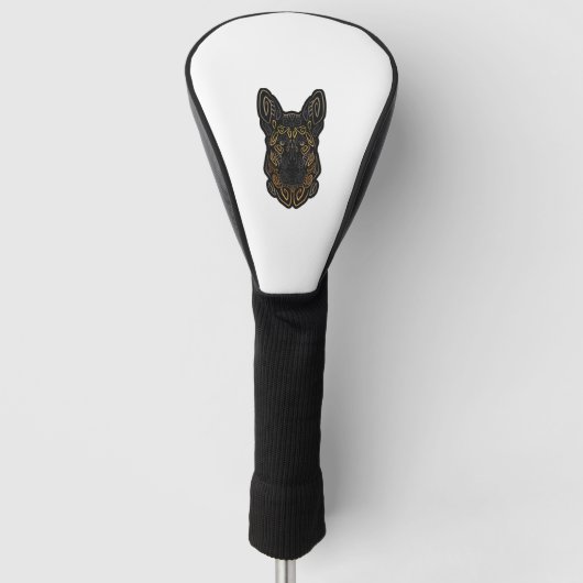 Duits Shepherd Design German Shepherd Gifts Dog O Golfheadcover (Voorkant)