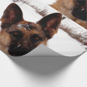 Duits Shepherd Holiday Wrapping Paper Cadeaupapier (Hoek)