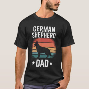 Duits Shepherd Papa voor Dierenredding en Hondenui T-shirt