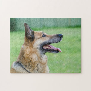 Duits Shepherd Side Portret Legpuzzel