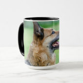 Duits Shepherd Side Portret Mok (Voorkant links)