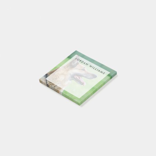 Duits Shepherd Side Portret Post-it® Notes (Schuin)