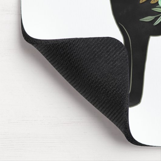 Duits Shorthaired Pointer Boho Silhouette Muismat (Hoek)