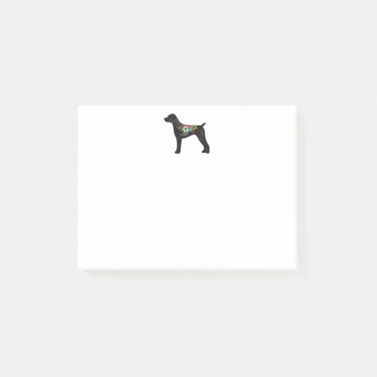 Duits Shorthaired Pointer Boho Silhouette Post-it® Notes (Voorkant)