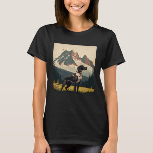 Duits Shorthaired Pointer Dog Portrait Stropdas en T-shirt