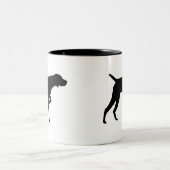 Duits Shorthaired Pointer Gear Tweekleurige Koffiemok (Center)