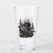 Duits Shorthaired Pointer Glass Glas (Achterkant)