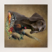 Duits Shorthaired Pointer GSP Legpuzzel (Horizontaal)