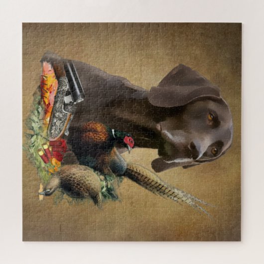 Duits Shorthaired Pointer GSP Legpuzzel (Horizontaal)