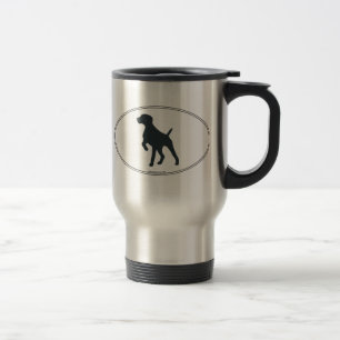 Duits Shorthaired Pointer Silhouette Reisbeker