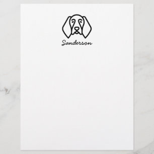 Duits Shorthaired Pointer Stationery Letterhead Briefhoofd