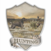 Duits Shorthaired Pointer Sticker (Voorkant)