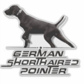 Duits Shorthaired Pointer Sticker (Voorkant)