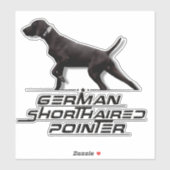 Duits Shorthaired Pointer Sticker (Vel)