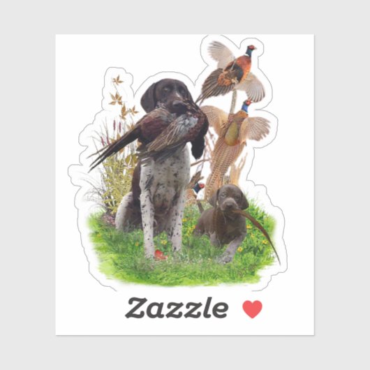 Duits Shorthaired Pointer Sticker (Vel)