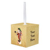 Duits "Smoker Man" Kubus Ornament (Achter hoekig)